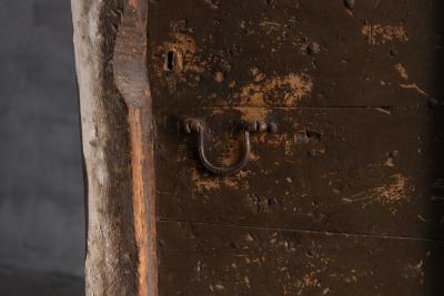 Rustic Vernacular Door with Frame Hautes Alpes France 19th Century