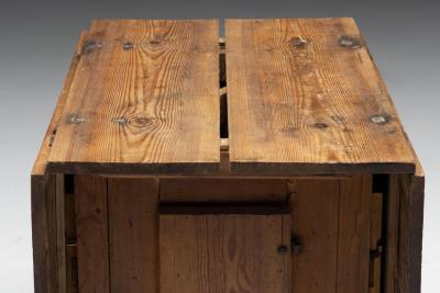 Rustic Vernacular Drop Leaf Worktable France 19th Century