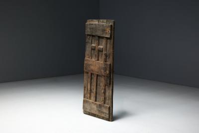 Rustic Vernacular Pine Door Hautes Alpes France 19th Century
