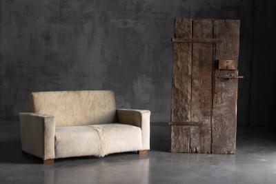 Rustic Vernacular Pine Door Hautes Alpes France 19th Century