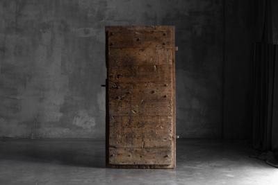 Rustic Vernacular Pine Door Hautes Alpes France 19th Century