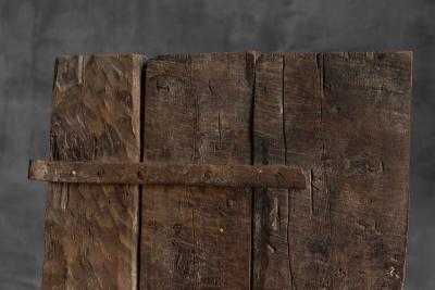 Rustic Vernacular Pine Door Hautes Alpes France 19th Century