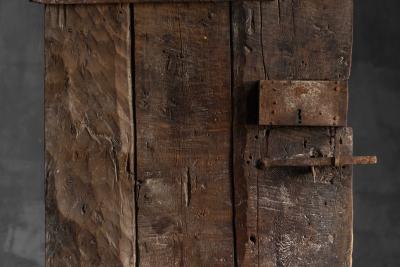 Rustic Vernacular Pine Door Hautes Alpes France 19th Century