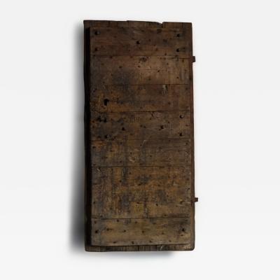 Rustic Vernacular Pine Door Hautes Alpes France 19th Century