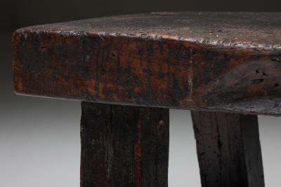 Rustic Wabi Sabi Brown Bench 1920s