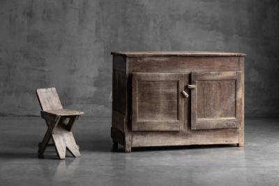 Rustic Wabi Sabi Cabinet France 19th Century