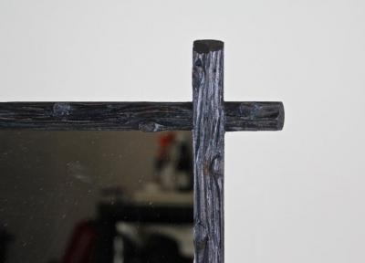 Rustic Wall Mirror Black Forest Austria circa 1880