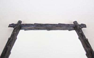 Rustic Wall Mirror Black Forest Austria circa 1880