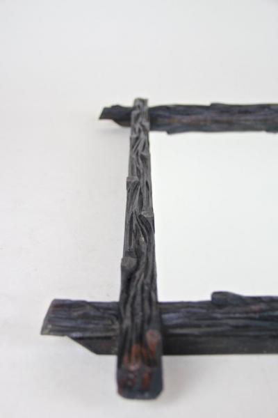 Rustic Wall Mirror Black Forest Austria circa 1880
