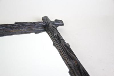 Rustic Wall Mirror Black Forest Austria circa 1880