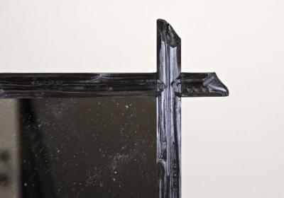 Rustic Wall Mirror Black Forest Hand Carved Austria circa 1880