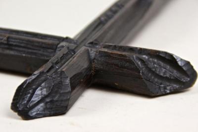 Rustic Wall Mirror Black Forest Hand Carved Austria circa 1880