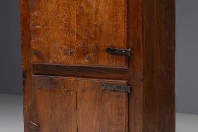 Rustic Walnut Cupboard 19th Century