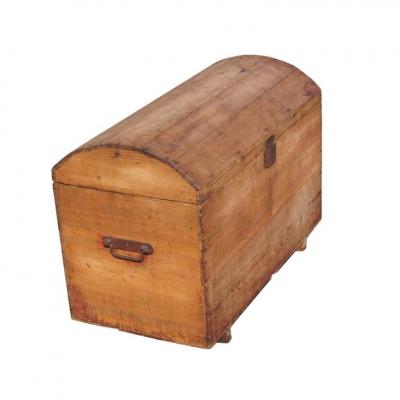 Rustic Wooden Moroccan Chest