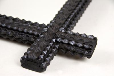 Rustic Wooden Tramp Art Mirror Hand Carved Austria circa 1830