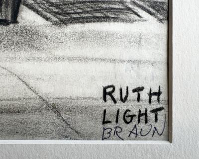 Ruth Light Braun Street Art Literally Gritty Street Scene with Parked Cars Roaring Twenties