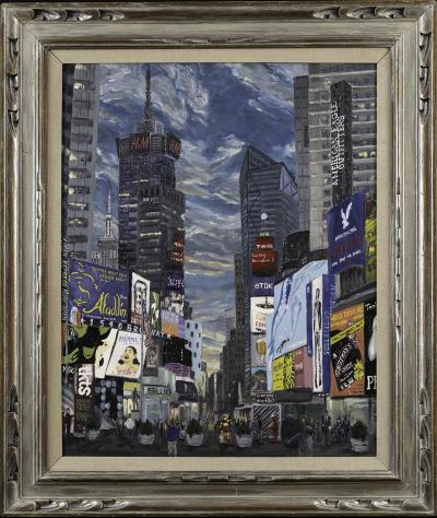 Ryan J Vojir Times Square Coming to Life at Sunset NYC 