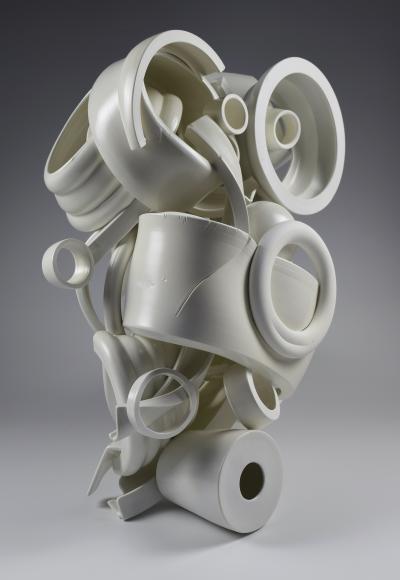 Ryan Labar Getting Up After the Fight Sculpture