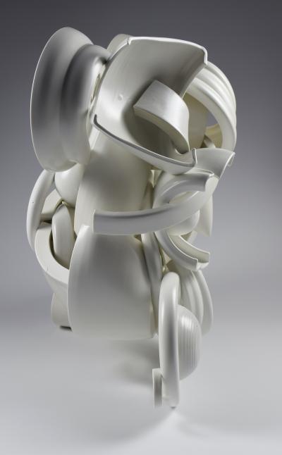 Ryan Labar Getting Up After the Fight Sculpture