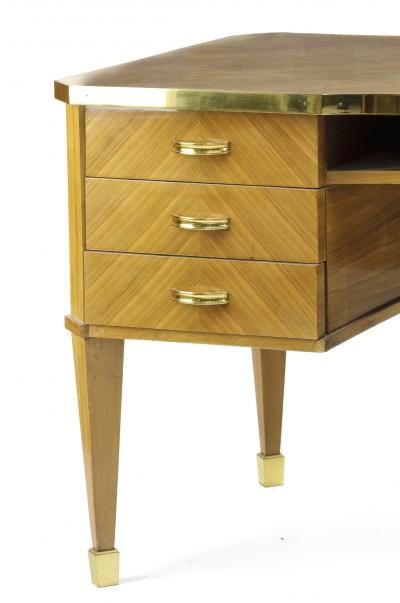 Rynck Maurice Maurice Rynck refined neo classical desk with gold bronze hardware