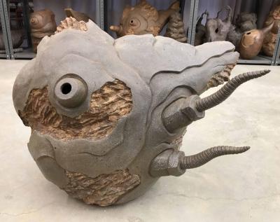 Ryo Toyonaga Ceramic Sculpture 1993