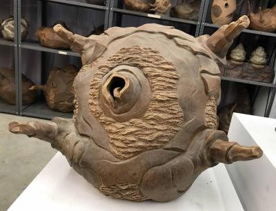 Ryo Toyonaga Ceramic Sculpture by Ryo Toyonaga 1992