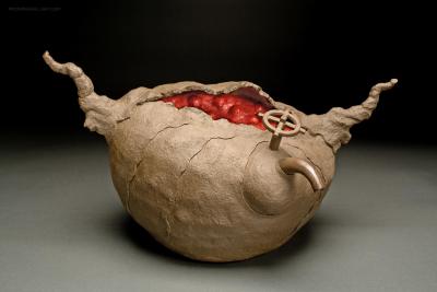 Ryo Toyonaga Ceramic Sculpture by Ryo Toyonaga 2002