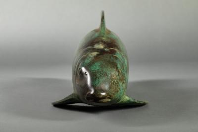 Ryohei Saku Japanese Bronze Carp