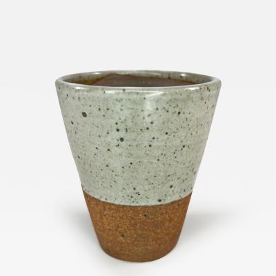 Ryoko Modern Speckled Pottery Sake Cup Japanese Ceramic Art