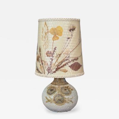 S holm Danish Modern Stoneware Small Table Lamp Denmark 1960s