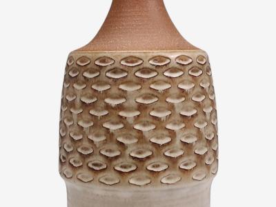 S holm Stent j Large Table Lamp Beige Stoneware Denmark 1960s