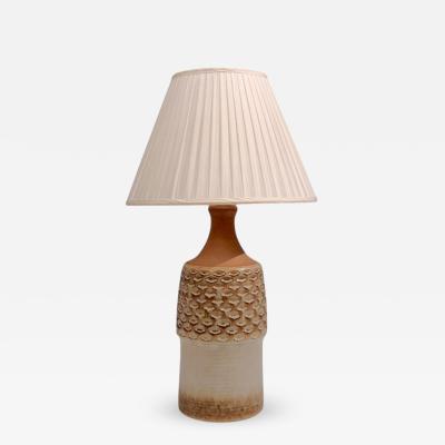 S holm Stent j Large Table Lamp Beige Stoneware Denmark 1960s