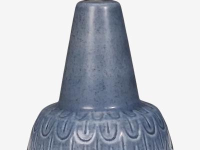 S holm Stent j Table Lamp Light Blue Stoneware Denmark 1960s