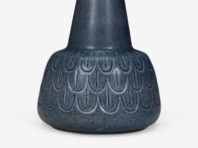 S holm Stent j Table Lamp Light Blue Stoneware Denmark 1960s