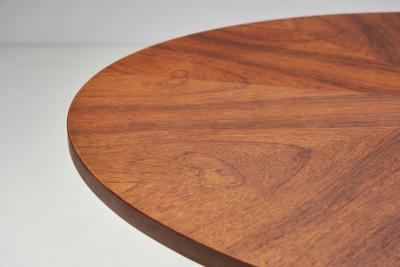 S ren Georg Jensen Round Teak Coffee Table by S ren Georg Jensen Denmark 1960s