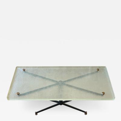 SAINT GOBAIN GLASS LOW TABLE