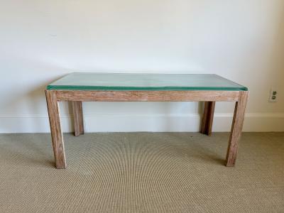 SAINT GOBAIN GLASS TOP TABLE