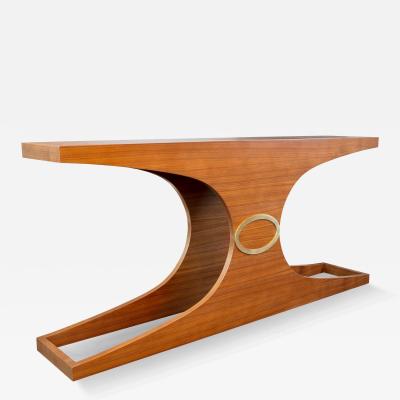 SBrand walnut console