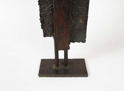 SC 49 Brutalist Steel Sculpture
