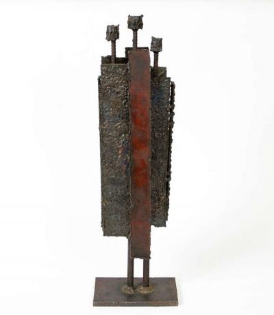SC 49 Brutalist Steel Sculpture