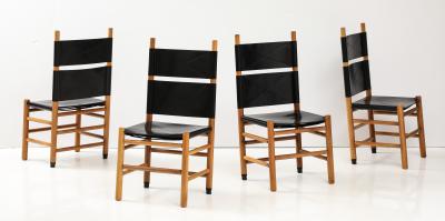 SCARPA CARLO Eight Kentucky chairs for Bernini Ceriano Laghetto