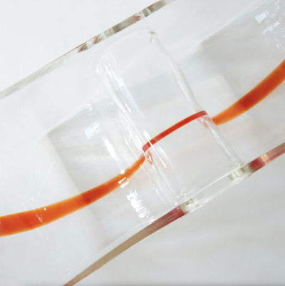 SCULPTURAL MURANO BOWL