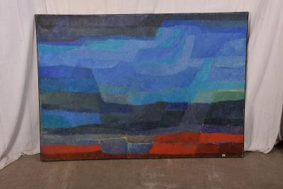 SERGE REZVANI SERGE REZVANI 1900 1962 COMPOSITION OIL ON CANVAS