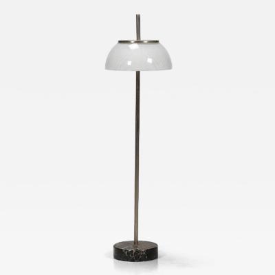 SERGIO MAZZA Nickel plated metal floor lamp