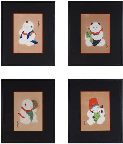 SET OF 16 MEIJI PRINTS