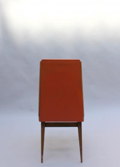 SET OF 6 FRENCH 1950S BEECH CHAIRS