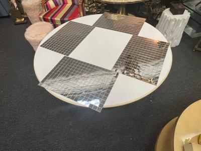 SET OF EIGHT DISCO ERA MIRRORED PLACEMATS NEVER USED IN ORIGINAL BOXES