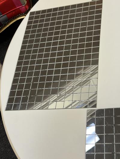 SET OF EIGHT DISCO ERA MIRRORED PLACEMATS NEVER USED IN ORIGINAL BOXES