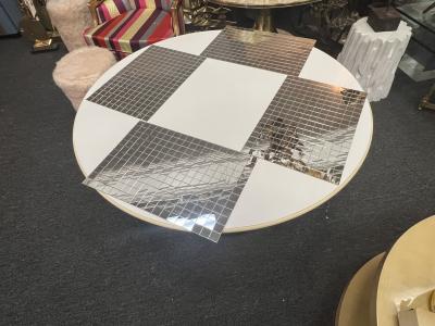 SET OF EIGHT DISCO ERA MIRRORED PLACEMATS NEVER USED IN ORIGINAL BOXES