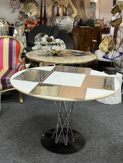 SET OF EIGHT DISCO ERA MIRRORED PLACEMATS NEVER USED IN ORIGINAL BOXES